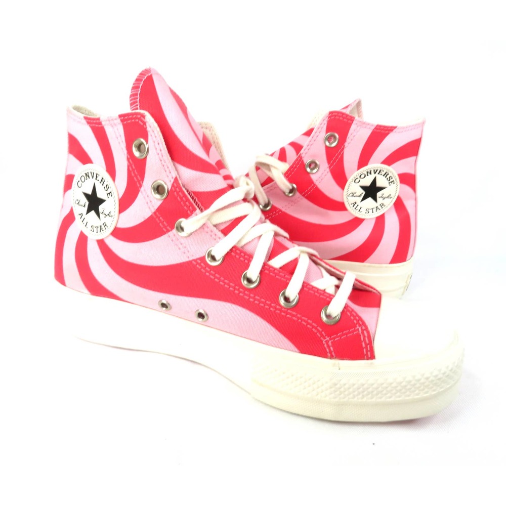 Women CONVERSE Chuck Taylor Star Lift Platform Hi Top Sneakers Pink Candy 9.5